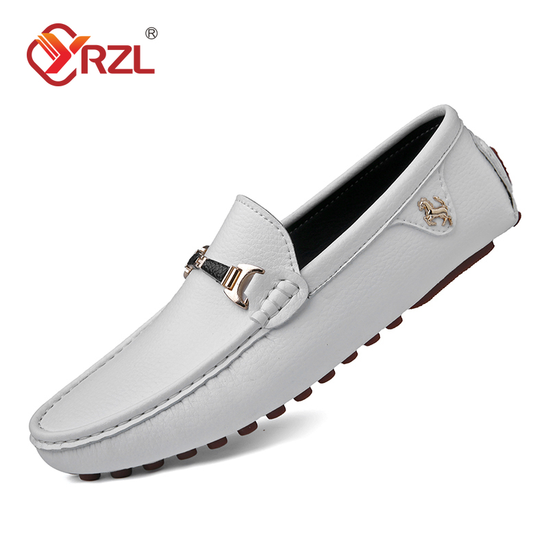 Men'S Luxury Formal Wear Brands - YRZL المتسكعون حذاء رجالي بولي Leather