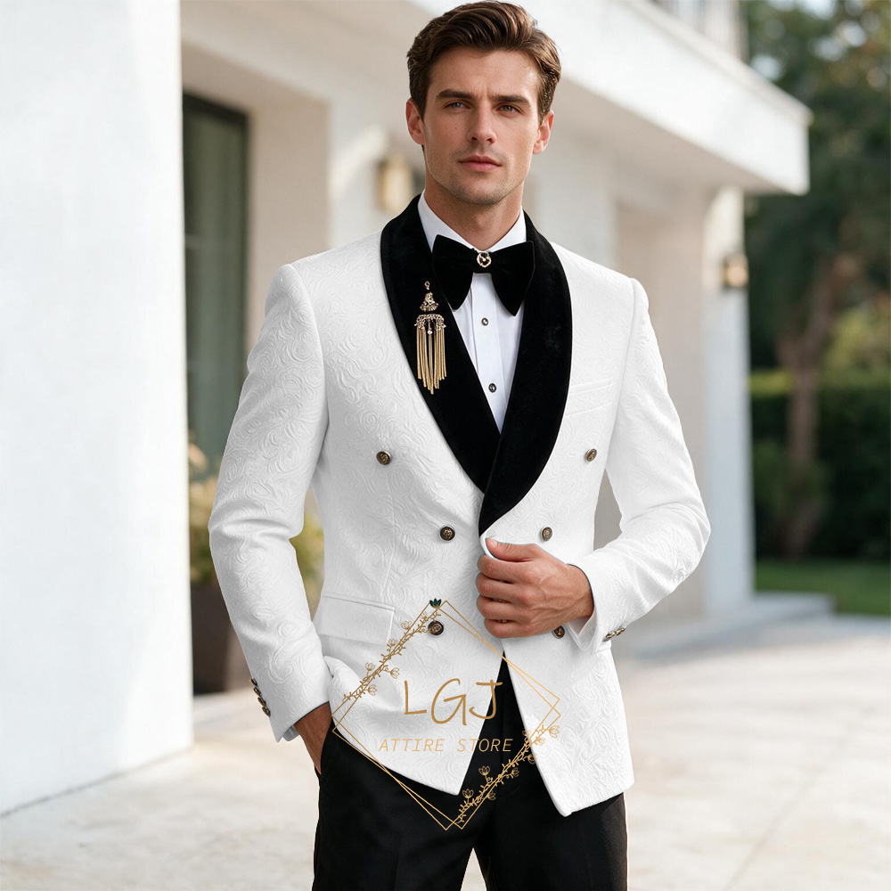 Men'S Formal Dinner Wear - بدلة رجالية فاخرة من قطعتين مع