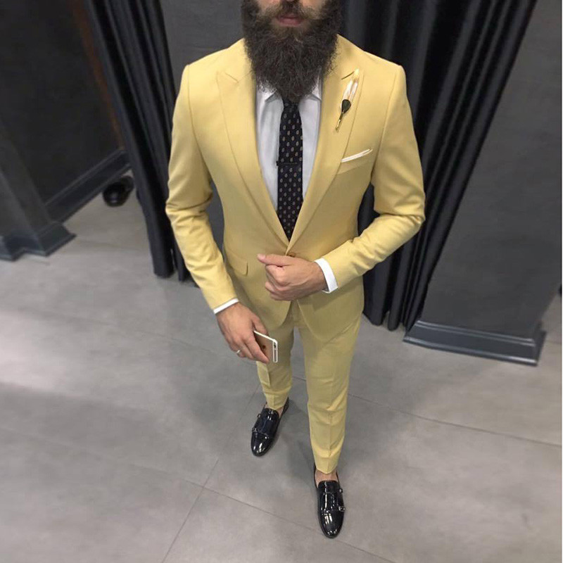 Men'S Formal Dinner Wear - أحدث بدلات رجالية صفراء لعام 2025