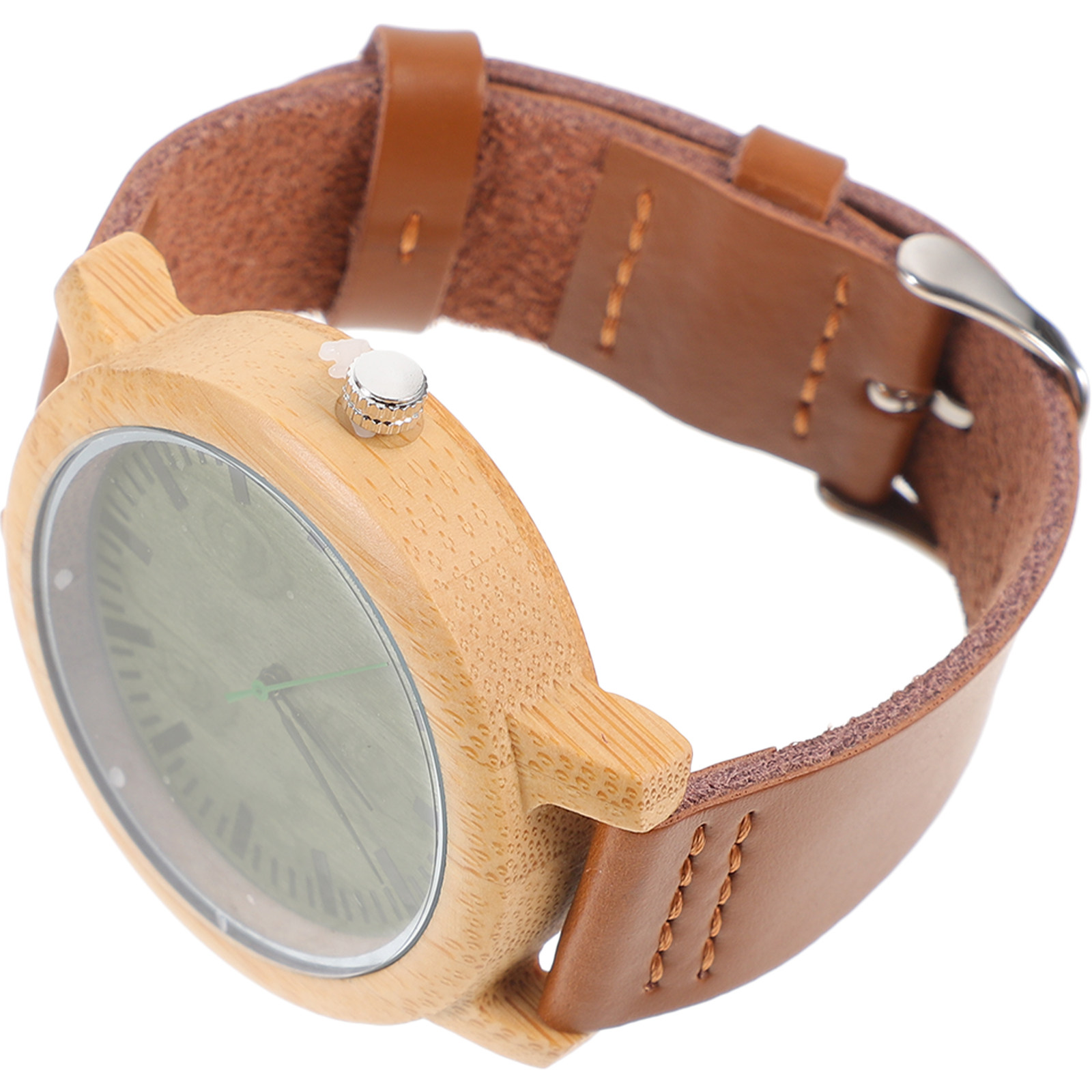 Men'S Formal Wear Watches - ساعة خشبية من الخيزران للرجال، صديقة