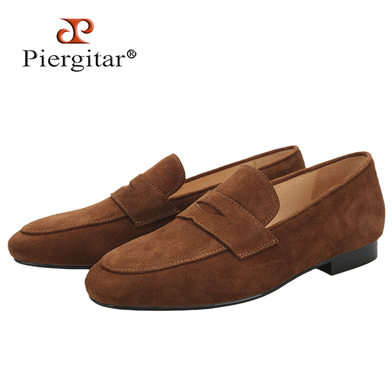 Men'S Luxury Formal Wear Brands - بيرجتار-الرجال متعدد الألوان الجلد المدبوغ بيني