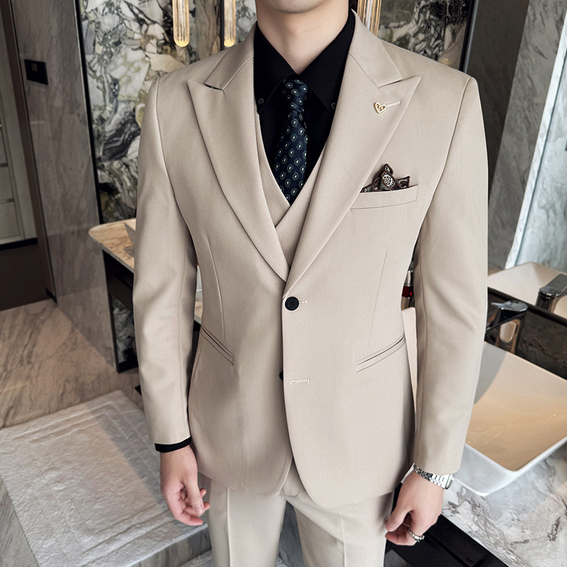 بدلات رجالية بيضاء من 3 قطع بق - مراجعة Men'S Formal Dinner Wear وسعره
