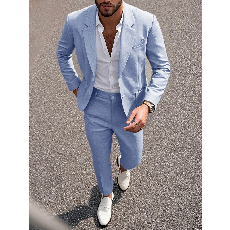 طقم بدلة وبنطلون رجالي بلون مو - مراجعة Men'S Formal Dinner Wear وسعره
