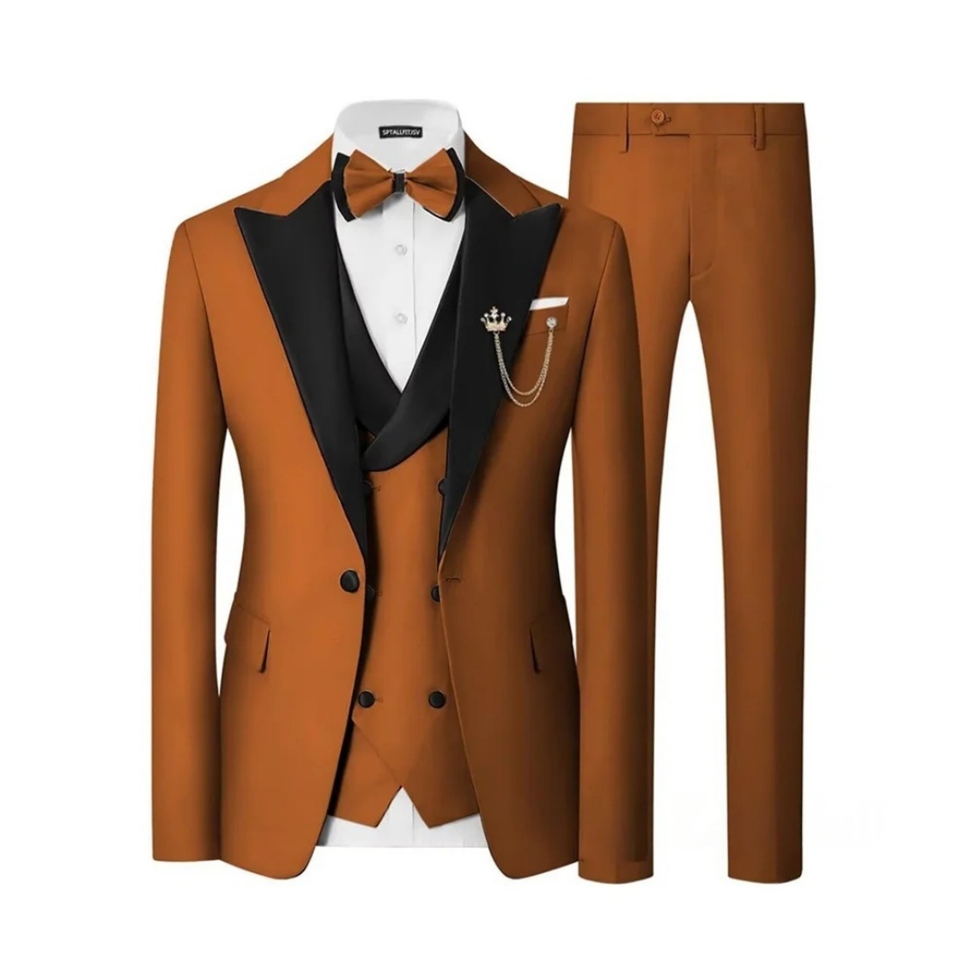 بدلة رجالية رسمية ضيقة من 3 قط - مراجعة Men'S Formal Dinner Wear وسعره