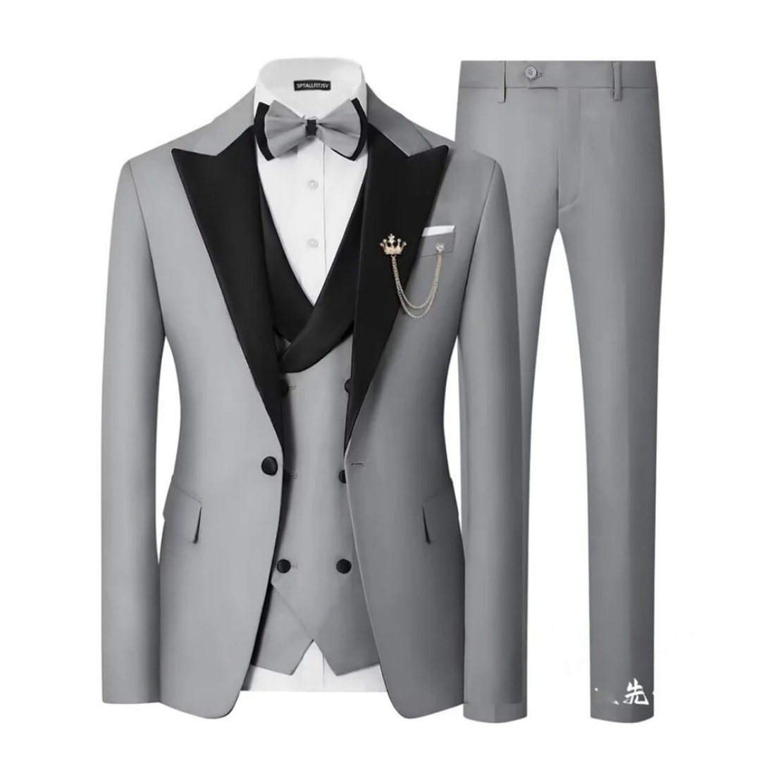 بدلة رجالية رسمية ضيقة من 3 قط - مراجعة Men'S Formal Dinner Wear وسعره