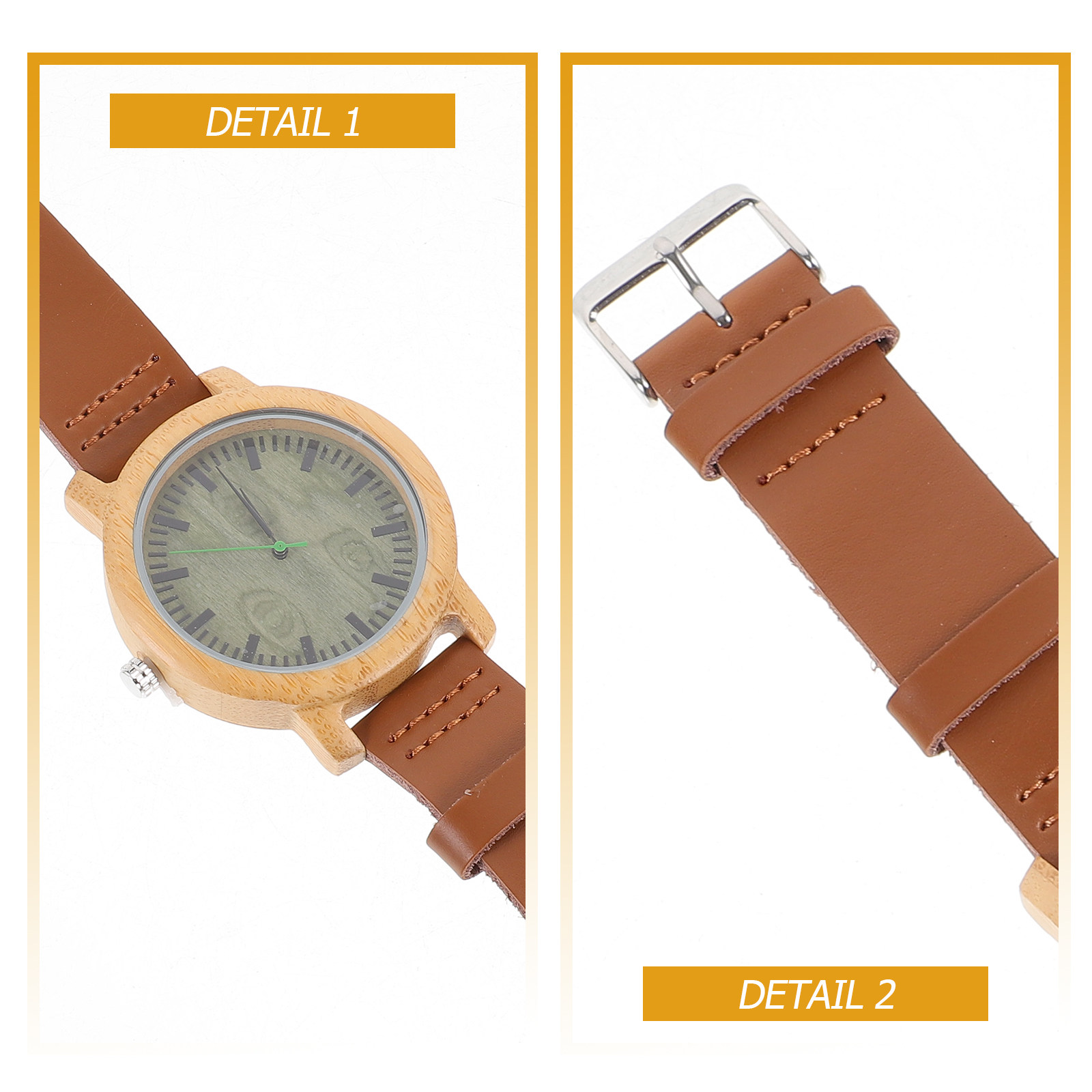 ساعة خشبية من الخيزران للرجال، - مراجعة Men'S Formal Wear Watches وسعره