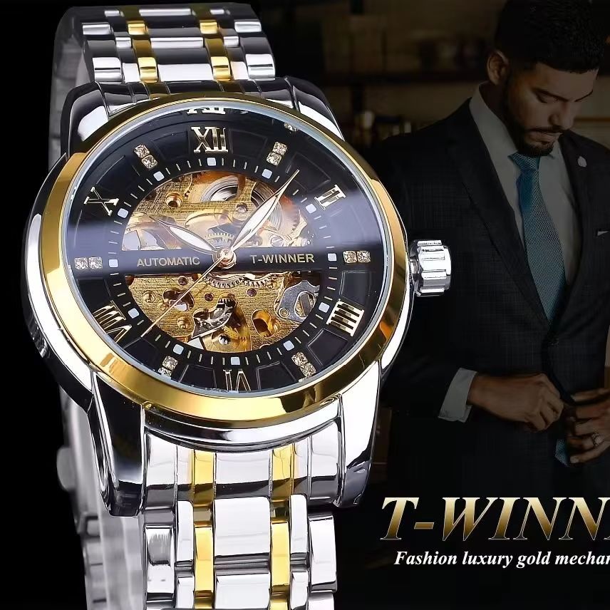 ساعة رجالية فاخرة أوتوماتيكية  - مراجعة Men'S Formal Wear Watches وسعره