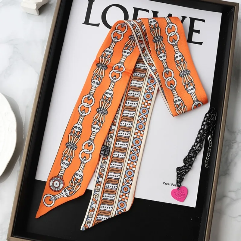 موضة نحيل وشاح حريري للنساء مو - مراجعة Silk Tie Woven وسعره