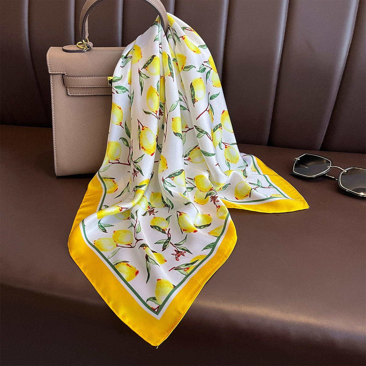 2025 جديد الأصفر الليمون طباعة - مراجعة Silk Tie Woven وسعره