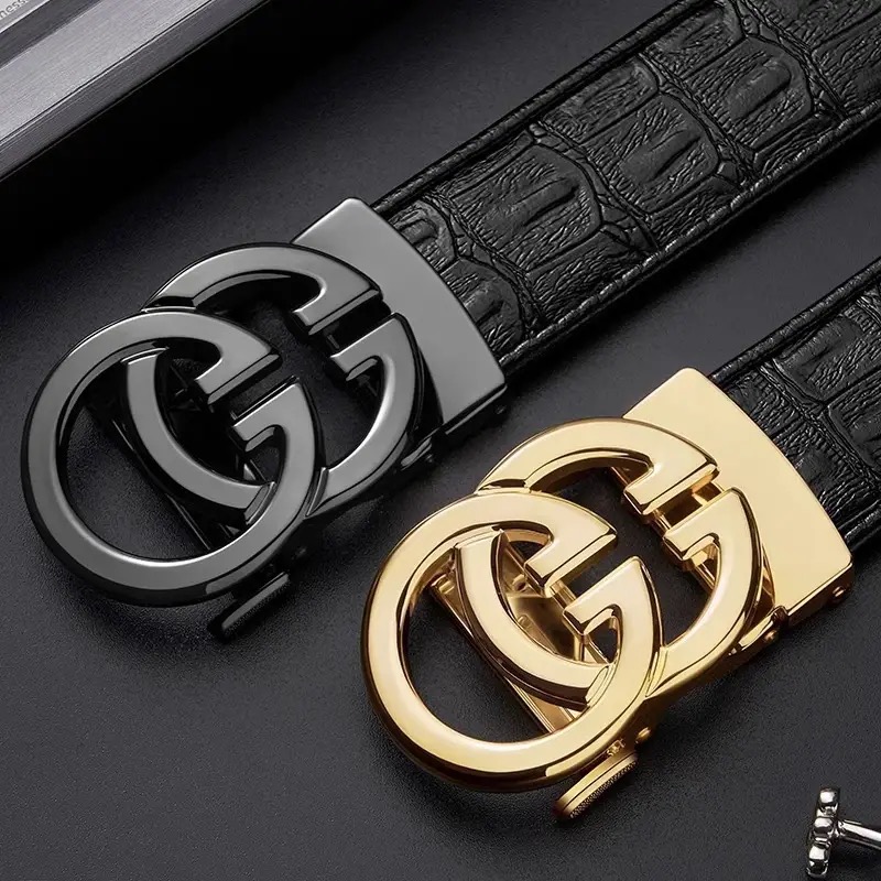 حزام رجالي عالي الجودة بإبزيم  - مراجعة Men'S Luxury Formal Wear Brands وسعره